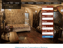 Tablet Screenshot of cappadociapalace.com
